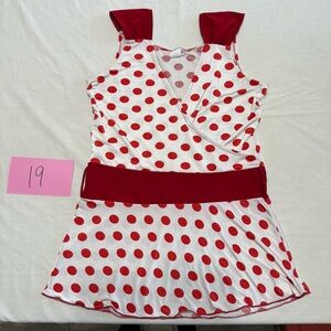 Red Polka Dot Women's Tank Top